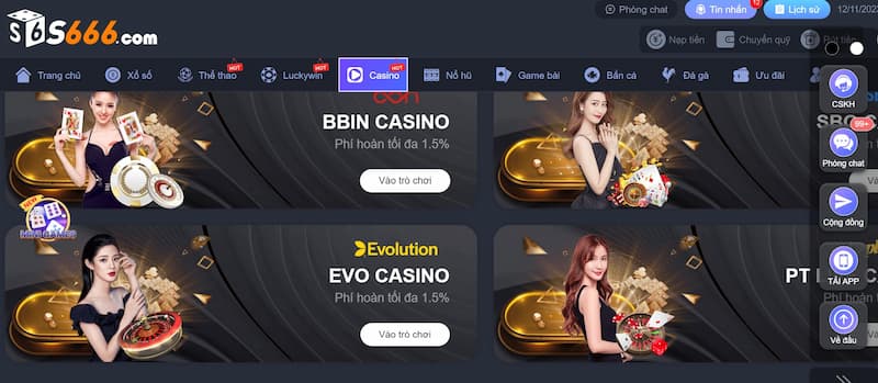 BBin Live Casino 